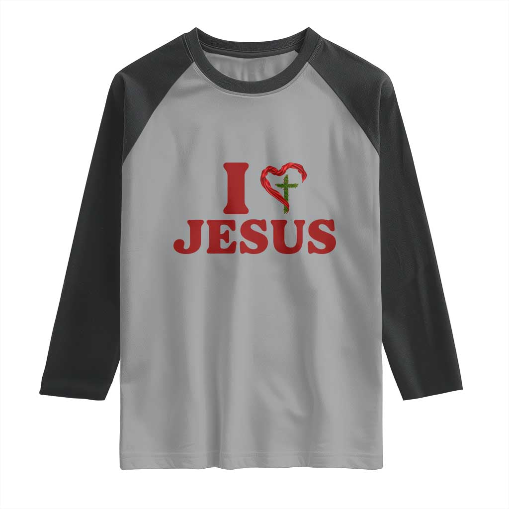 Jesus Christian Raglan Shirt Religious Faith Inspirational Bible Verse TS14 Sport Gray Black Print Your Wear