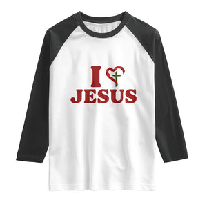 Jesus Christian Raglan Shirt Religious Faith Inspirational Bible Verse TS14 White Black Print Your Wear