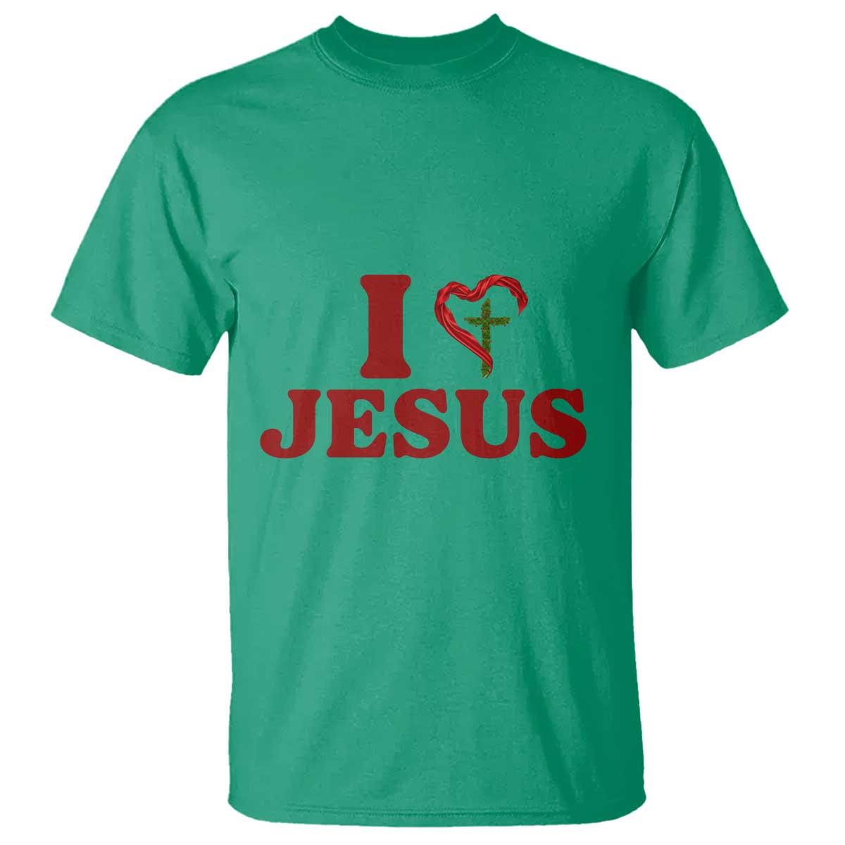 Jesus Christian T Shirt Religious Faith Inspirational Bible Verse TS14 Irish Green Print Your Wear