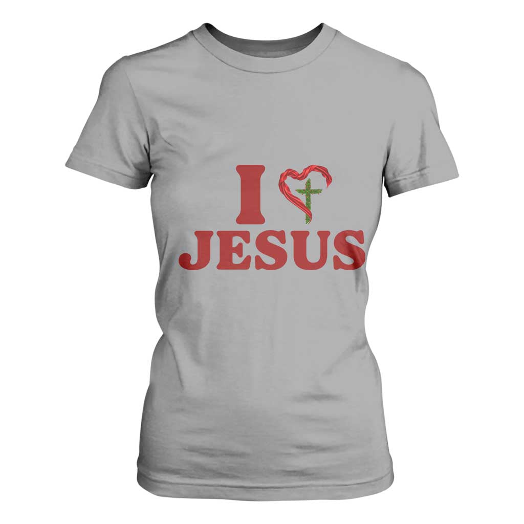 Jesus Christian T Shirt For Women Religious Faith Inspirational Bible Verse TS14 Sport Gray Print Your Wear
