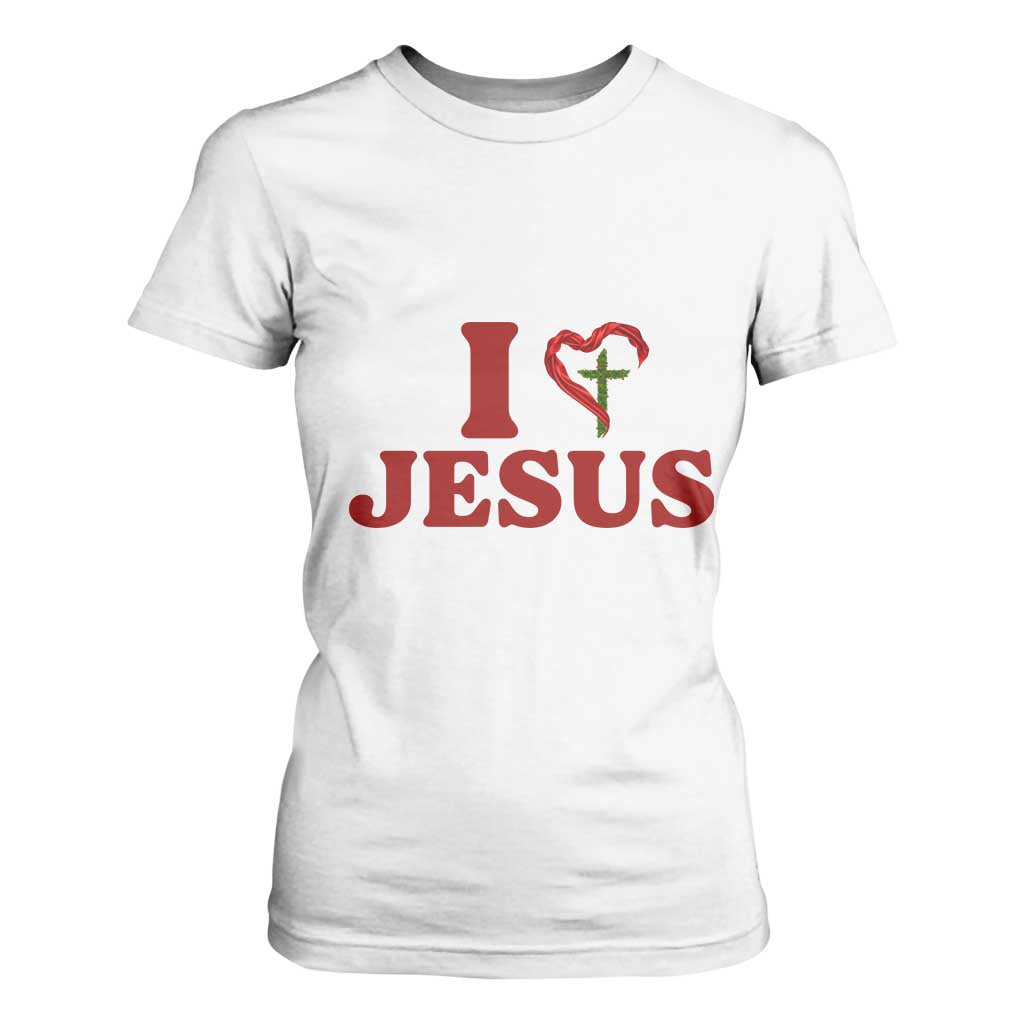 Jesus Christian T Shirt For Women Religious Faith Inspirational Bible Verse TS14 White Print Your Wear