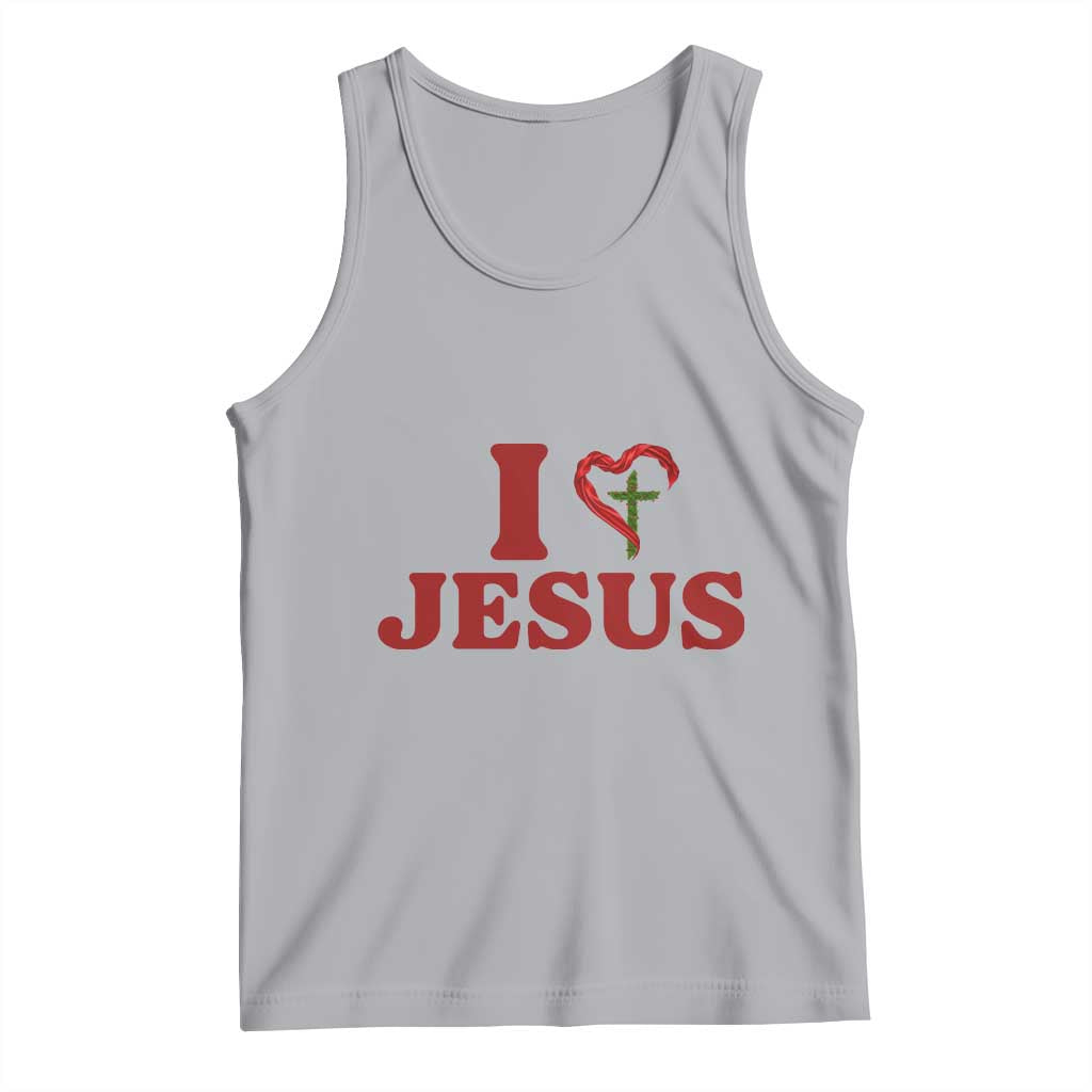 Jesus Christian Tank Top Religious Faith Inspirational Bible Verse TS14 Athletic Heather Print Your Wear