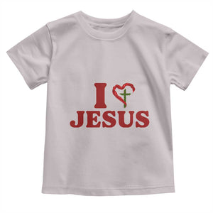 Jesus Christian Toddler T Shirt Religious Faith Inspirational Bible Verse TS14 Ice Gray Print Your Wear