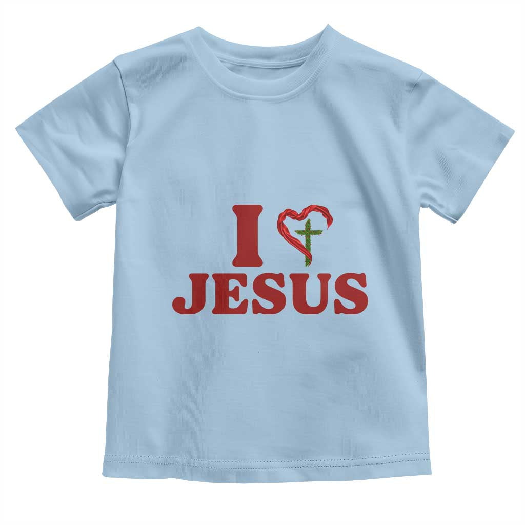Jesus Christian Toddler T Shirt Religious Faith Inspirational Bible Verse TS14 Light Blue Print Your Wear