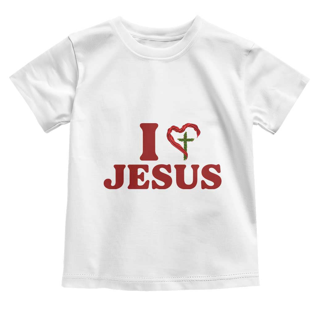 Jesus Christian Toddler T Shirt Religious Faith Inspirational Bible Verse TS14 White Print Your Wear