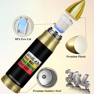 Jesus Christian Bullet Tumbler The Way The Truth The Life Nativity Scene TS14 Print Your Wear