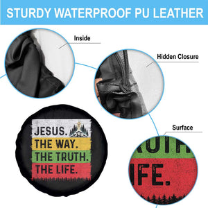 Jesus Christian Spare Tire Cover The Way The Truth The Life Nativity Scene TS14 Print Your Wear