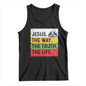 Jesus Christian Tank Top The Way The Truth The Life Nativity Scene TS14 Black Print Your Wear