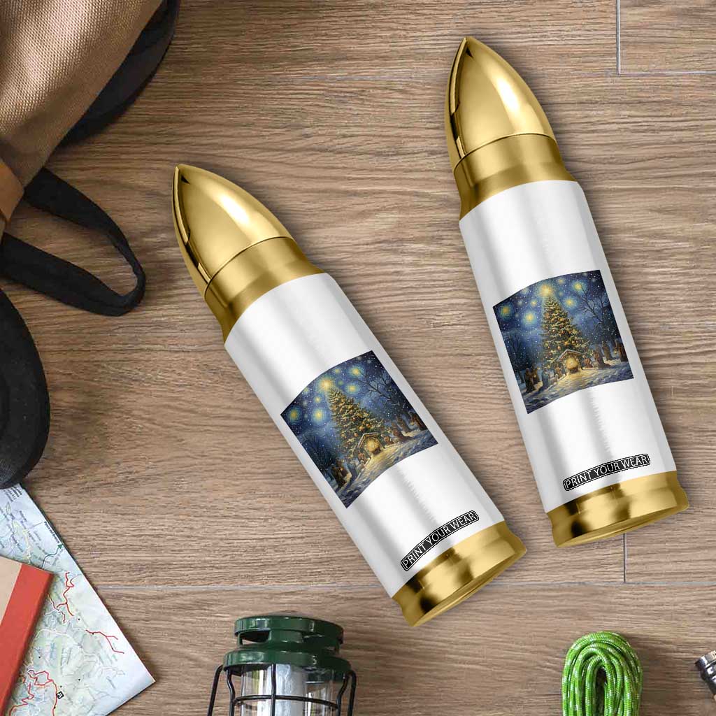 Nativity Scene Bullet Tumbler Christmas Starry Night Christian Jesus Baby Jesus Holiday TS14 Print Your Wear