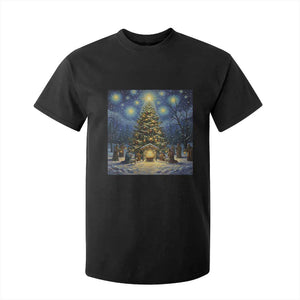 Nativity Scene T Shirt For Kid Christmas Starry Night Christian Jesus Baby Jesus Holiday TS14 Black Print Your Wear