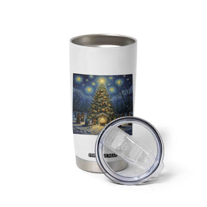 Nativity Scene Tumbler Cup Christmas Starry Night Christian Jesus Baby Jesus Holiday TS14 Print Your Wear