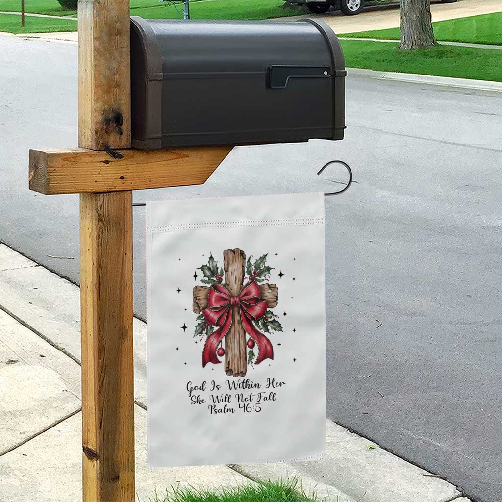 Jesus Christian Garden Flag Cross Bible Verse Inspirational Christmas TS14 Print Your Wear