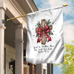 Jesus Christian Garden Flag Cross Bible Verse Inspirational Christmas TS14 Print Your Wear