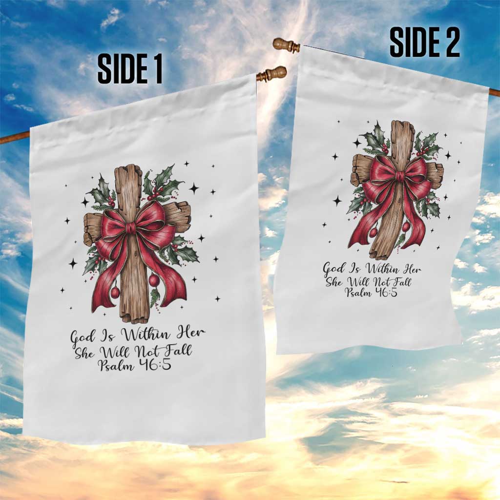 Jesus Christian Garden Flag Cross Bible Verse Inspirational Christmas TS14 Print Your Wear