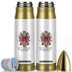 Jesus Christian Bullet Tumbler Cross Bible Verse Inspirational Christmas TS14 White Print Your Wear