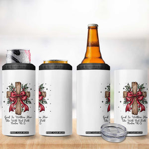 Jesus Christian 4 in 1 Can Cooler Tumbler Cross Bible Verse Inspirational Christmas TS14 Print Your Wear
