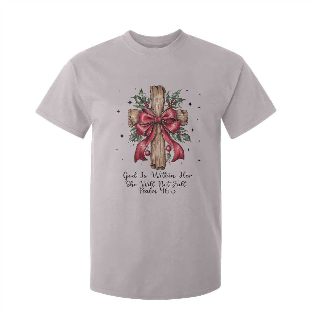 Jesus Christian T Shirt For Kid Cross Bible Verse Inspirational Christmas TS14 Ice Gray Print Your Wear
