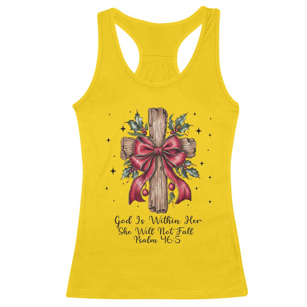 Jesus Christian Racerback Tank Top Cross Bible Verse Inspirational Christmas TS14 Daisy Print Your Wear