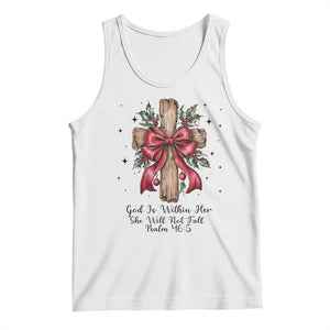 Jesus Christian Tank Top Cross Bible Verse Inspirational Christmas TS14 White Print Your Wear