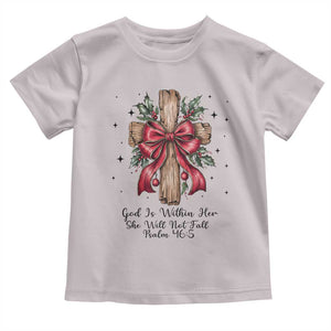 Jesus Christian Toddler T Shirt Cross Bible Verse Inspirational Christmas TS14 Ice Gray Print Your Wear