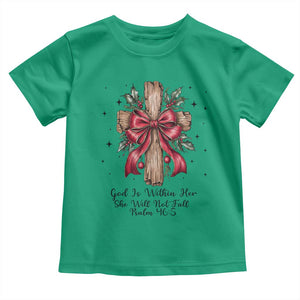 Jesus Christian Toddler T Shirt Cross Bible Verse Inspirational Christmas TS14 Irish Green Print Your Wear