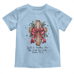 Jesus Christian Toddler T Shirt Cross Bible Verse Inspirational Christmas TS14 Light Blue Print Your Wear