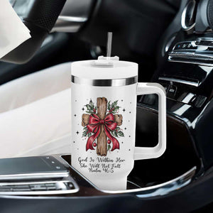 Jesus Christian Tumbler With Handle Cross Bible Verse Inspirational Christmas TS14 Print Your Wear