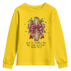 Jesus Christian Youth Sweatshirt Cross Bible Verse Inspirational Christmas TS14 Daisy Print Your Wear