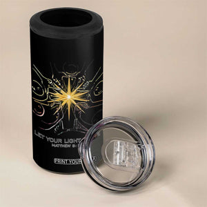 Jesus Christian 4 in 1 Can Cooler Tumbler Let Your Light Shine Matthew 5:16 TS14 Print Your Wear