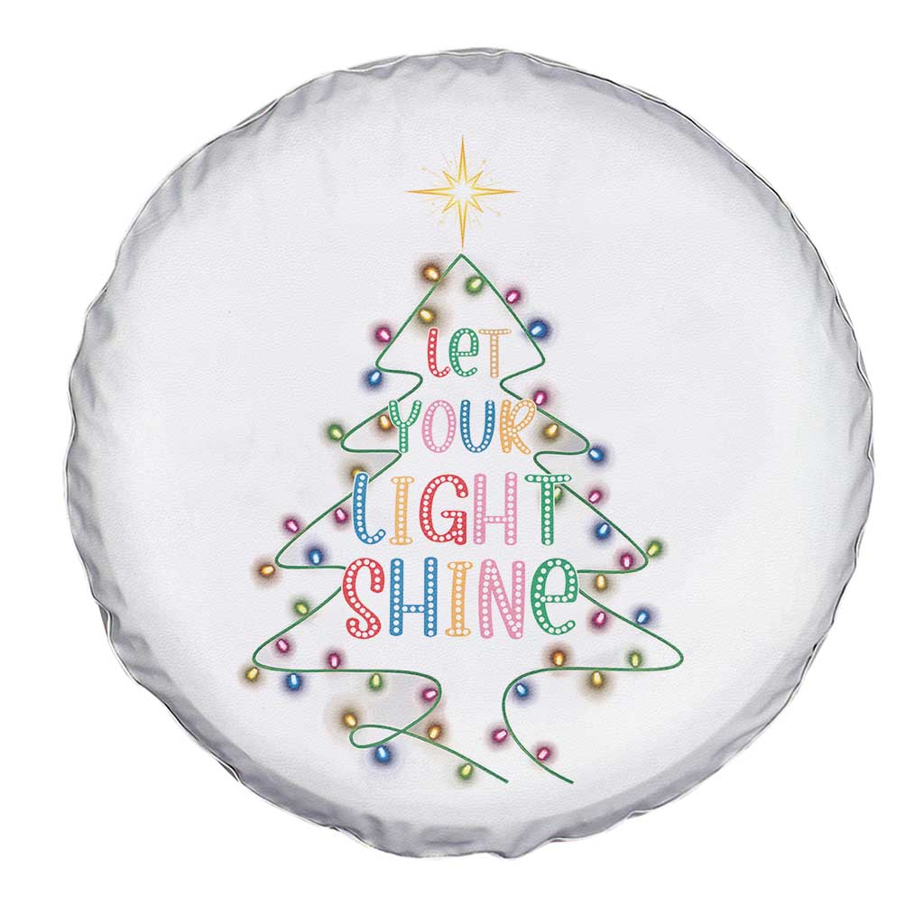 Jesus Christmas Spare Tire Cover Let Your Light Shine Matthew 5:16 TS14 Print Your Wear