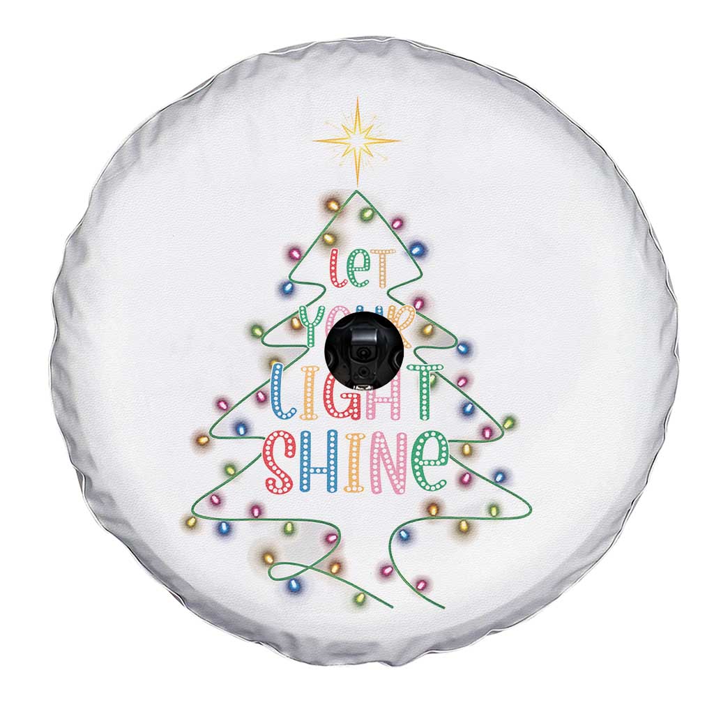 Jesus Christmas Spare Tire Cover Let Your Light Shine Matthew 5:16 TS14 Print Your Wear
