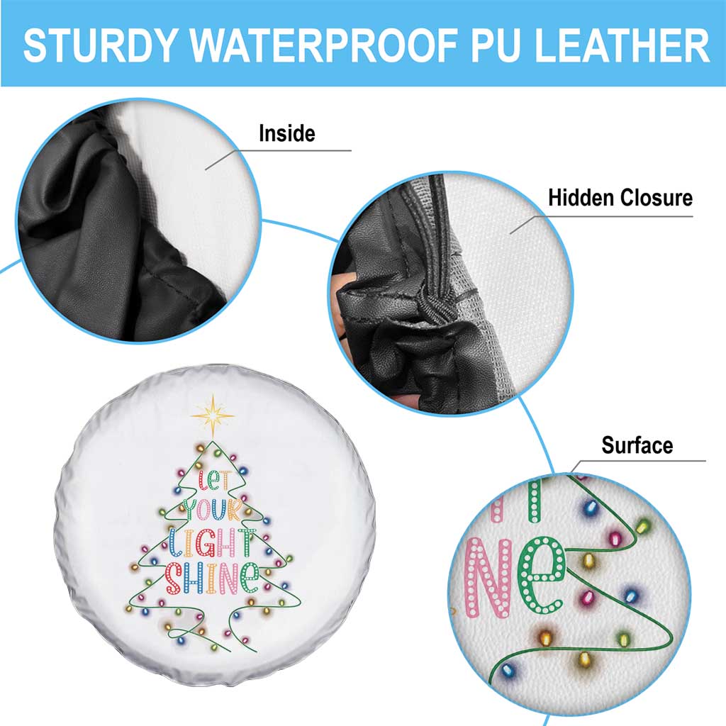 Jesus Christmas Spare Tire Cover Let Your Light Shine Matthew 5:16 TS14 Print Your Wear