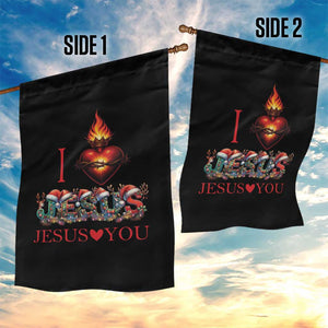 Jesus Christian Christmas Garden Flag Cross Bible Verse Faith Love TS14 Print Your Wear