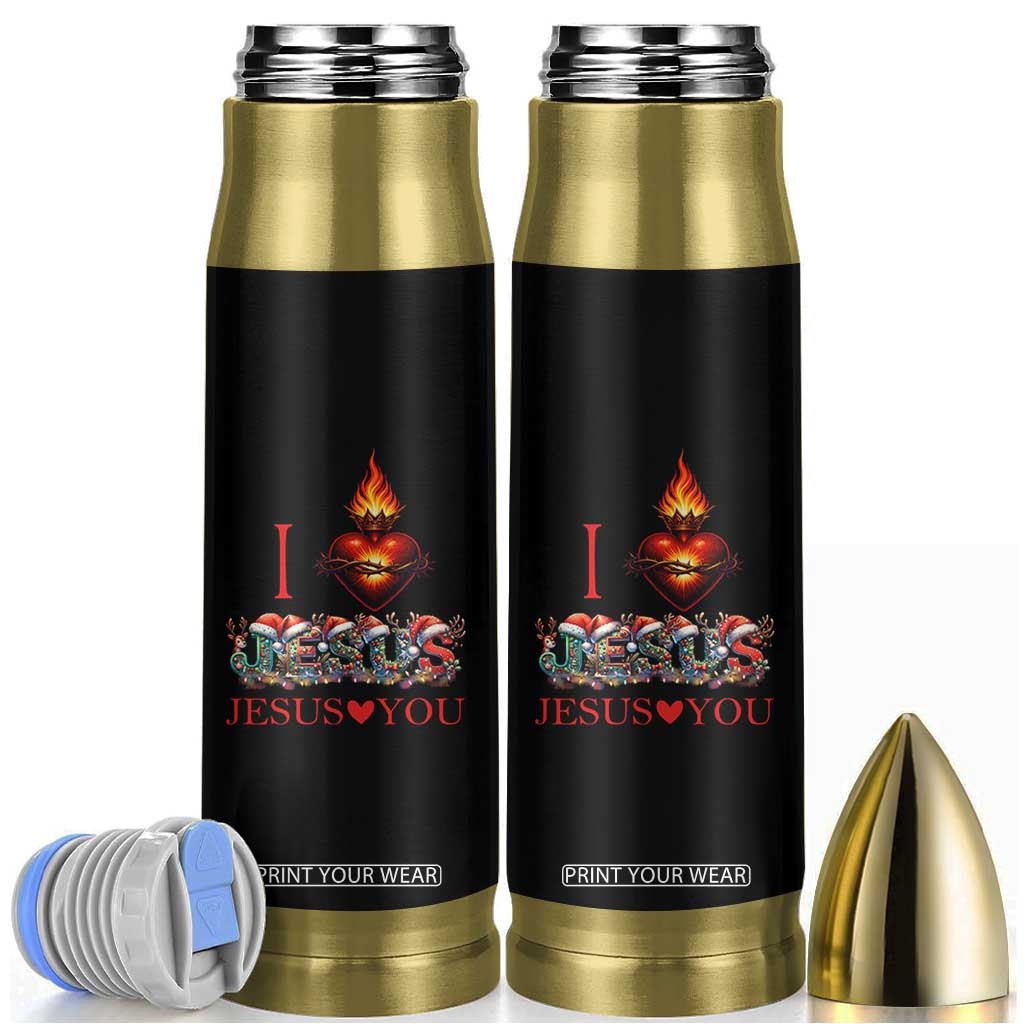 Jesus Christian Christmas Bullet Tumbler Cross Bible Verse Faith Love TS14 Black Print Your Wear