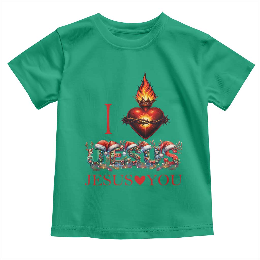 Jesus Christian Christmas Toddler T Shirt Cross Bible Verse Faith Love TS14 Irish Green Print Your Wear