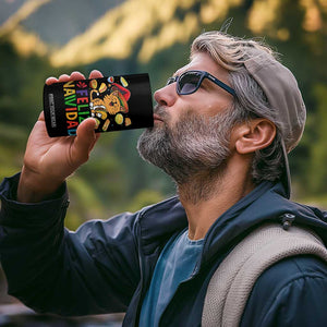 Funny Mexican Cat Christmas 4 in 1 Can Cooler Tumbler Feliz Navidad Sombrero Kitty Xmas TS14 Print Your Wear