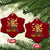 Funny Mexican Cat Xmas Ceramic Ornament Feliz Navidad Sombrero Kitty Xmas TS14 Print Your Wear