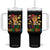 Funny Mexican Cat Christmas Tumbler With Handle Feliz Navidad Sombrero Kitty Xmas TS14 One Size: 40 oz Black Print Your Wear