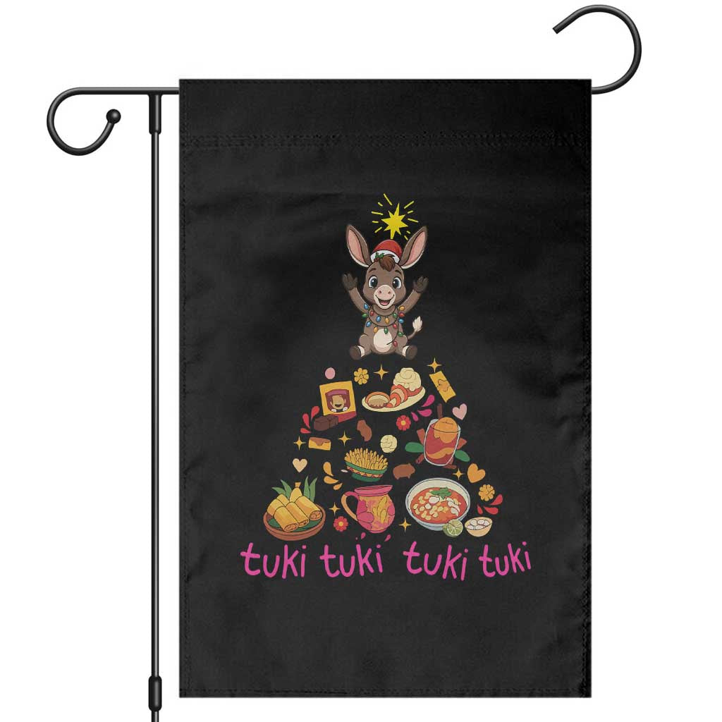 Mi Burrito Sabanero Garden Flag Donkey Mexican Christmas TS14 Black Print Your Wear