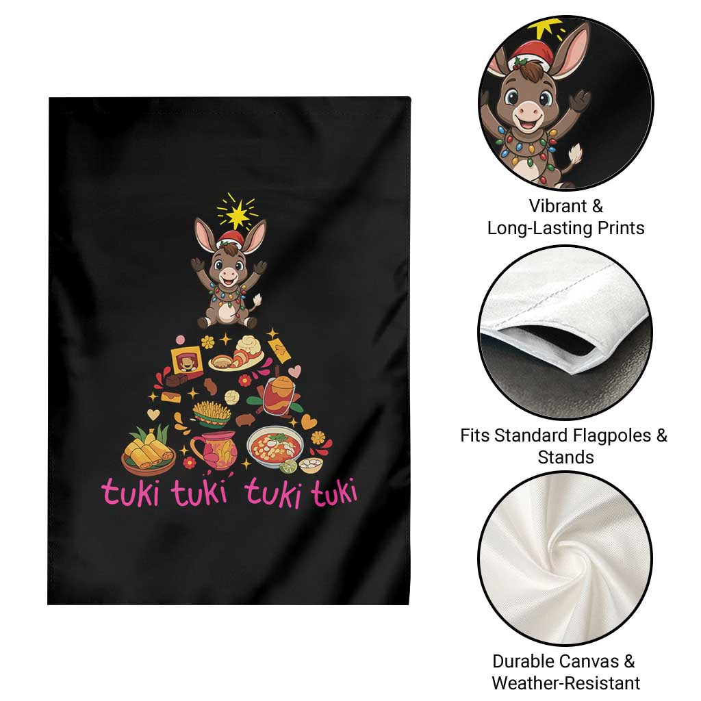 Mi Burrito Sabanero Garden Flag Donkey Mexican Christmas TS14 Print Your Wear