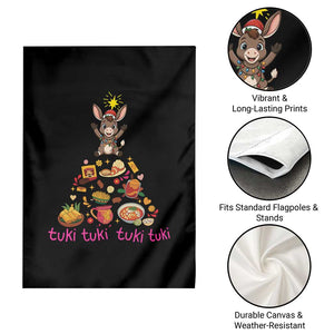 Mi Burrito Sabanero Garden Flag Donkey Mexican Christmas TS14 Print Your Wear