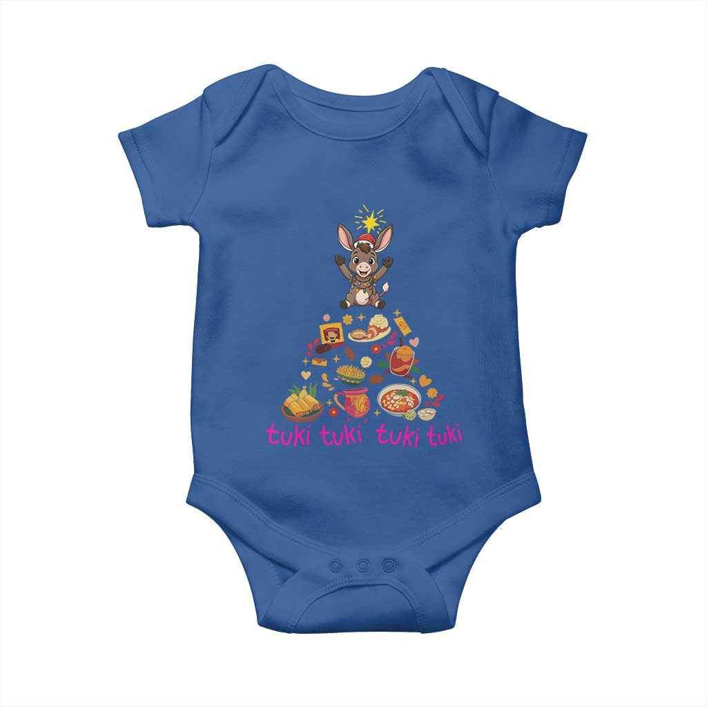 Mi Burrito Sabanero Baby Onesie Donkey Mexican Christmas TS14 Royal Blue Print Your Wear