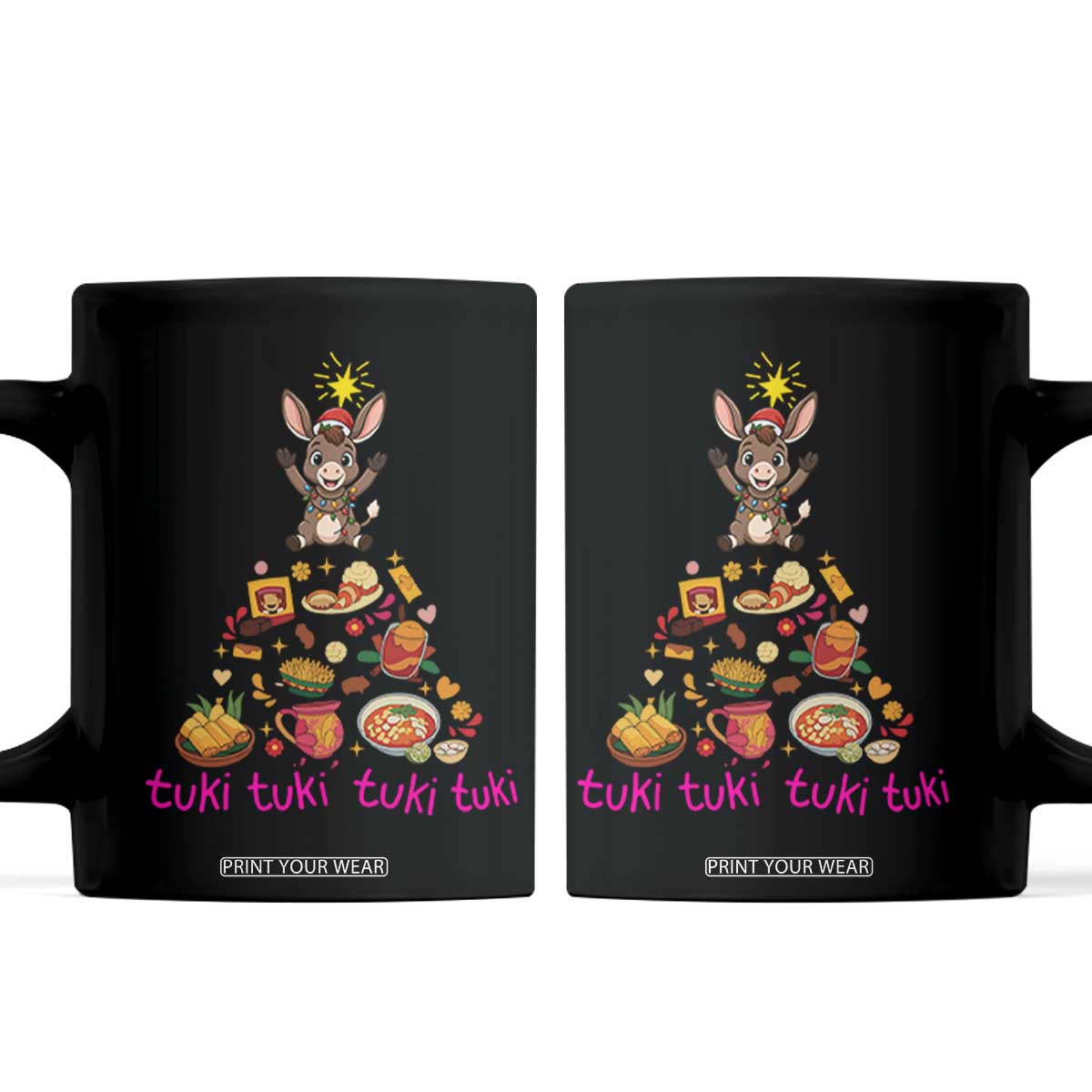 Mi Burrito Sabanero Coffee Mug Donkey Mexican Christmas TS14 Black Print Your Wear