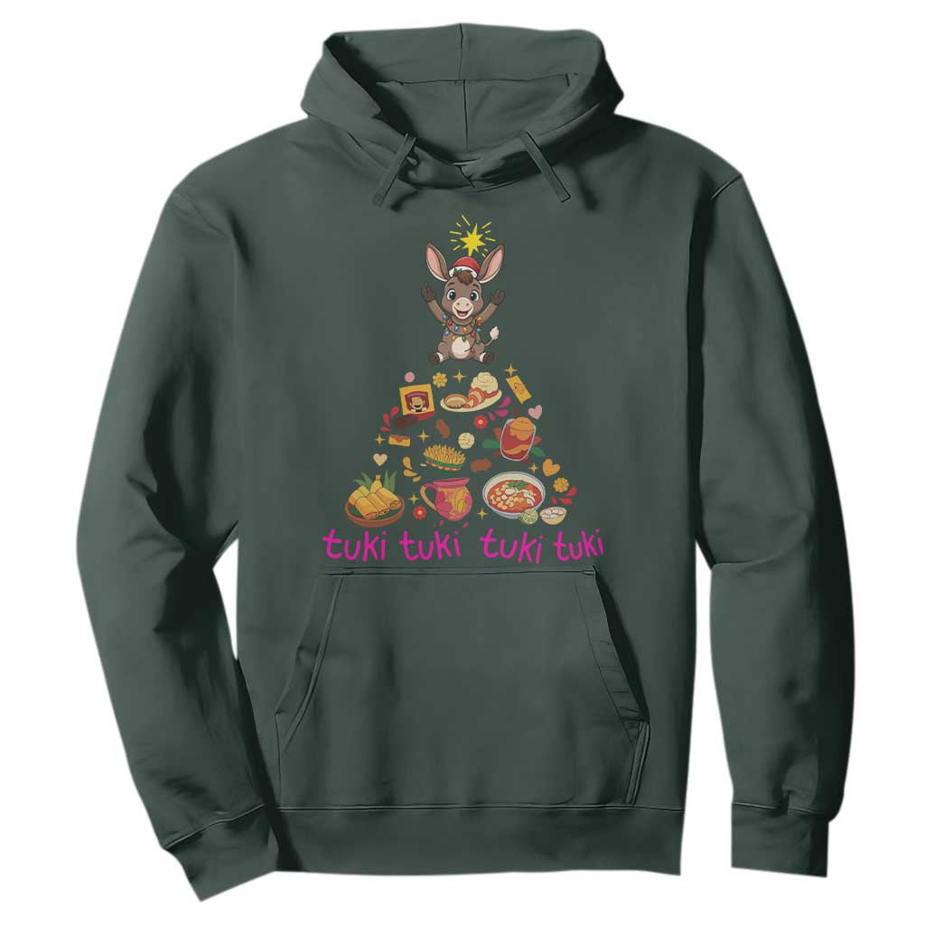 Mi Burrito Sabanero Hoodie Donkey Mexican Christmas TS14 Dark Forest Green Print Your Wear