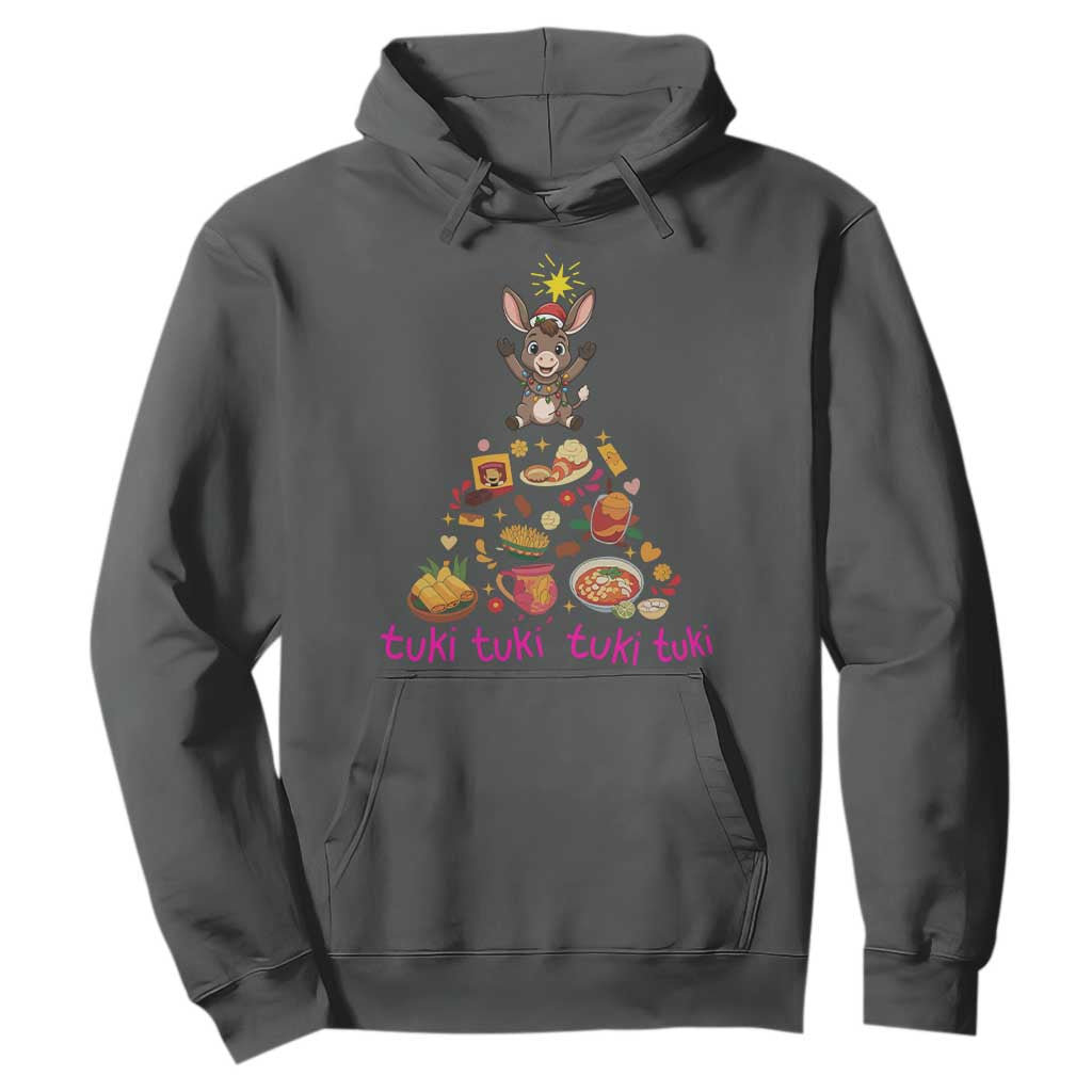 Mi Burrito Sabanero Hoodie Donkey Mexican Christmas TS14 Dark Heather Print Your Wear