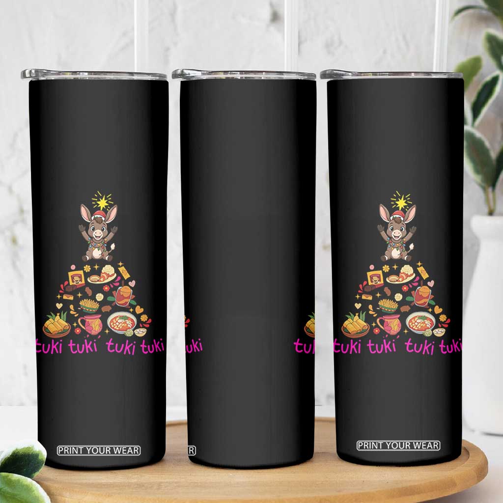 Mi Burrito Sabanero Skinny Tumbler Donkey Mexican Christmas TS14 Print Your Wear