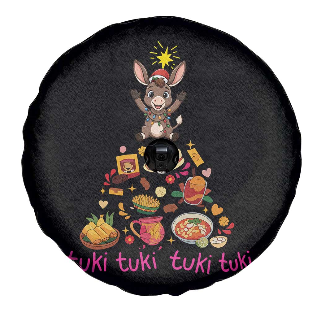 Mi Burrito Sabanero Spare Tire Cover Donkey Mexican Christmas TS14 Print Your Wear