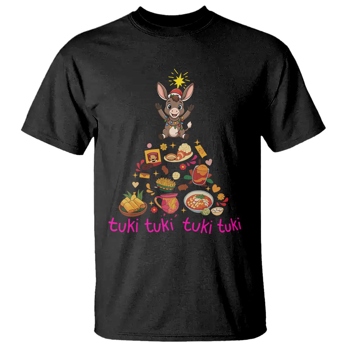 Mi Burrito Sabanero T Shirt Donkey Mexican Christmas TS14 Black Print Your Wear