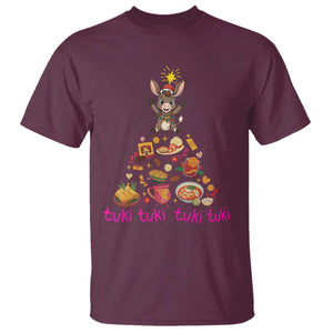 Mi Burrito Sabanero T Shirt Donkey Mexican Christmas TS14 Maroon Print Your Wear