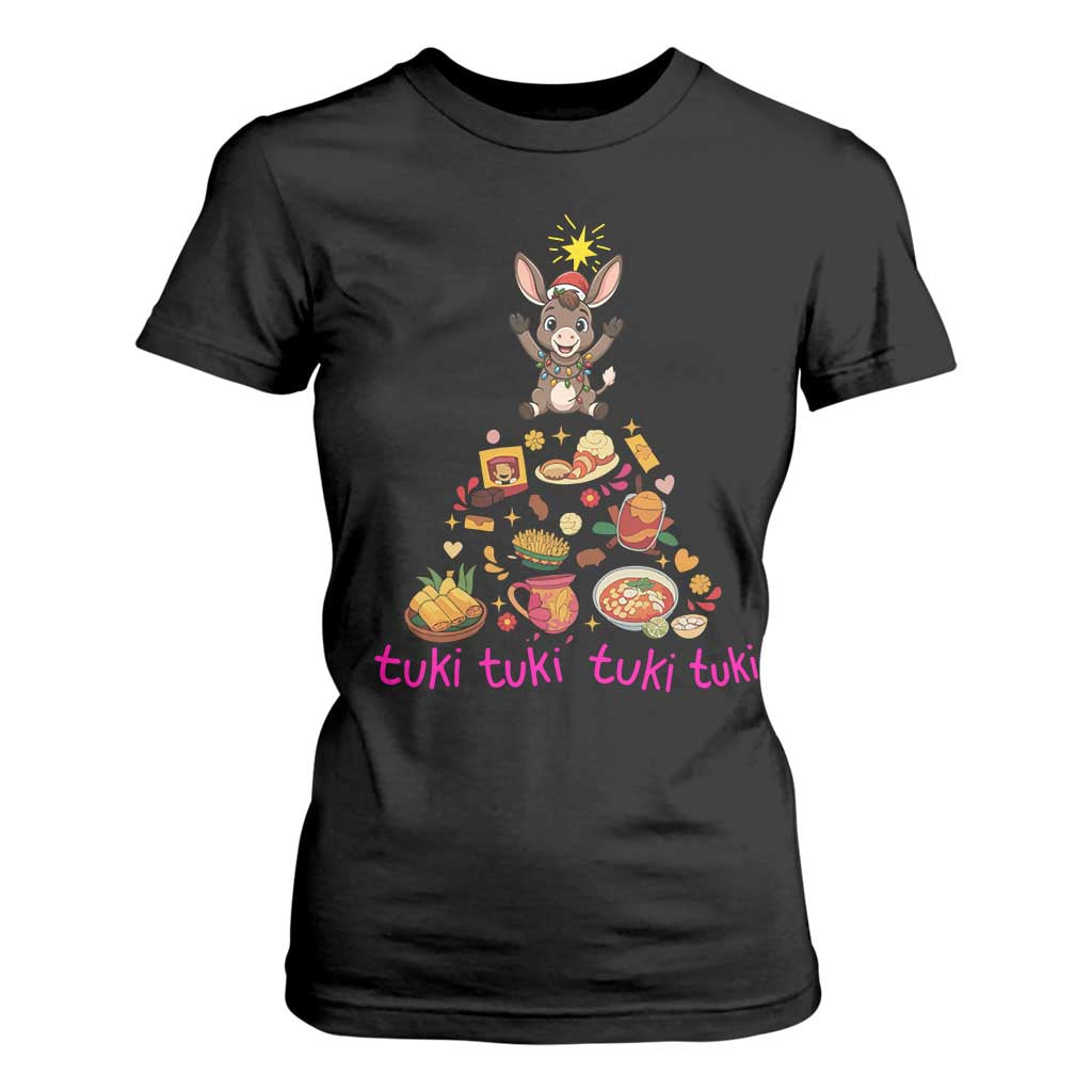 Mi Burrito Sabanero T Shirt For Women Donkey Mexican Christmas TS14 Black Print Your Wear